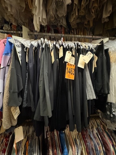 Collection of 1980s skirts, solids, dark