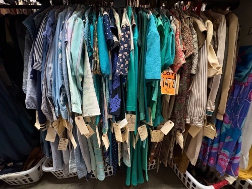 Collection of 1980s era housedresses