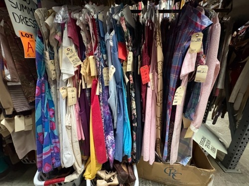 Collection of 1980s era summer dresses