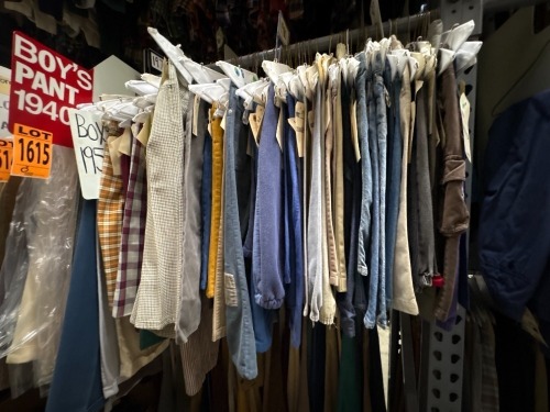 Collection of 1940-1950's boys pants and jeans. Assorted sizes