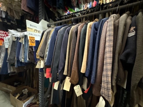 Collection of pre-1940's boys jackets. Assorted sizes