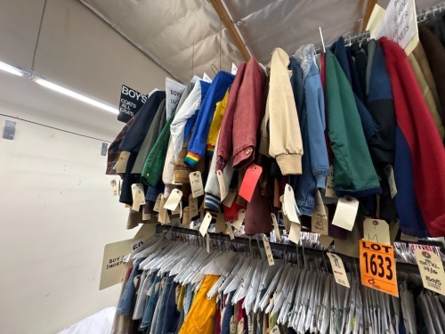 Collection of boy's coats from all eras
