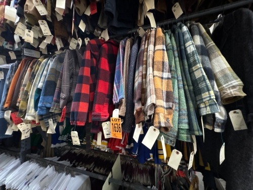 Collection of 1960-1970's boy shirt jacket. Assorted sizes
