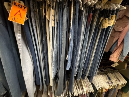 Collection of 1970's girl's jeans. Assorted sizes
