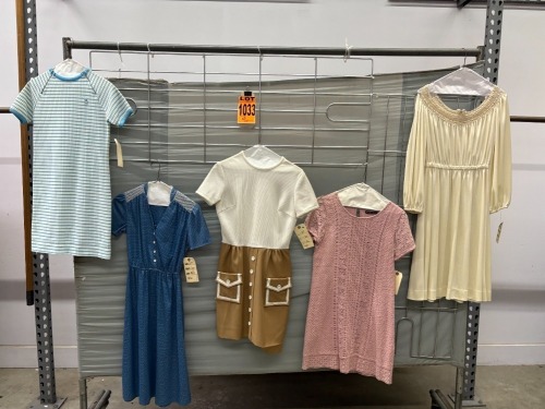 Collection of (5) 1970's era dresses