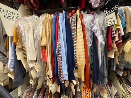 Collection of 1970's boys vests. Assorted sizes