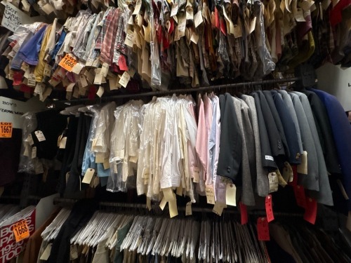 Collection of assorted era boy's formal wear. Assorted sizes.