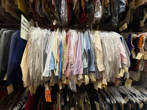 Collection of 1930-2000's boys dress shirts