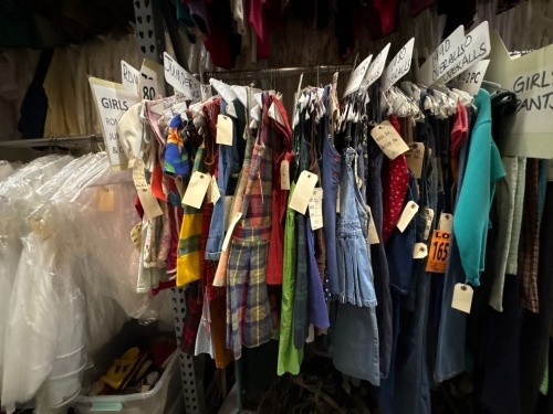 Collection of overalls