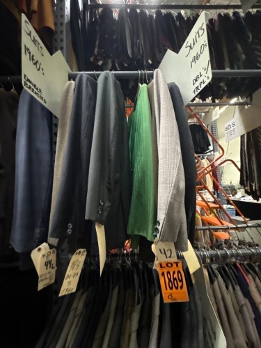 Collection of 1960's era suits