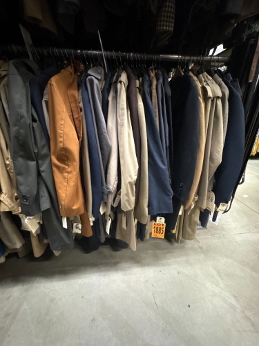 Collection of 1970's era overcoats