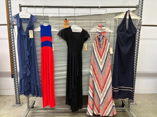 Collection of (5) 1970's era dresses