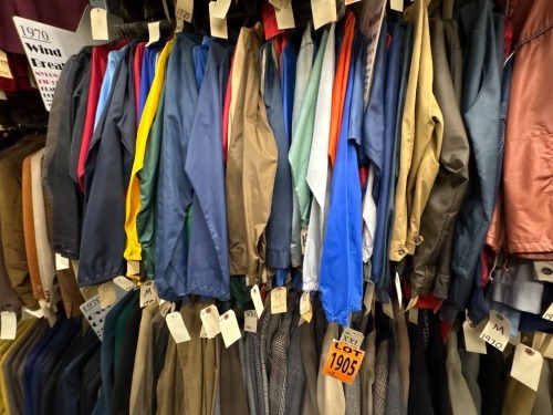 Collection of 1970's era windbreakers