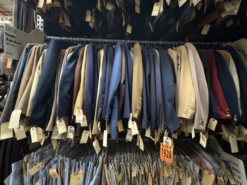 Collection of assorted 1970's suit jackets. Assorted sizes