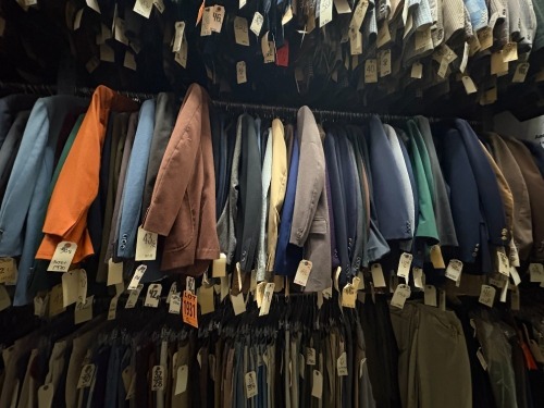 Collection of assorted 1970's sport coats. Assorted sizes