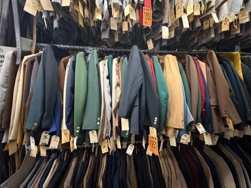 Collection of assorted 1970's blazers. Assorted sizes