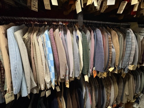 Collection of 1970's polyester sport coats. Assorted sizes