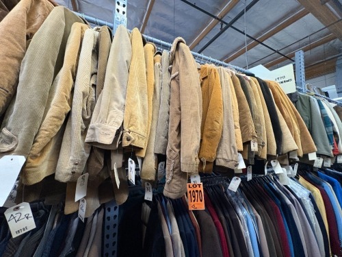 Collection of assorted 1970's leisure jackets. Assorted sizes