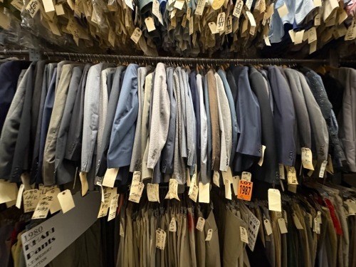 Collection of assorted 1980's 2pc suits. Assorted sizes