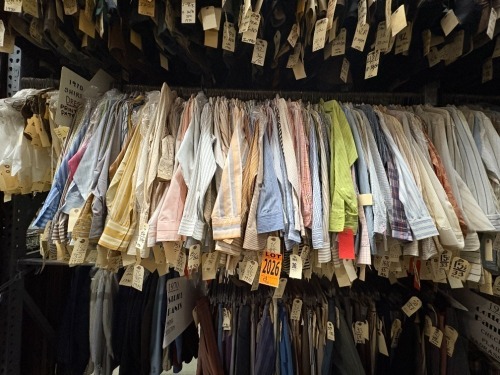 Collection of assorted 1970's dress shirts. Assorted sizes
