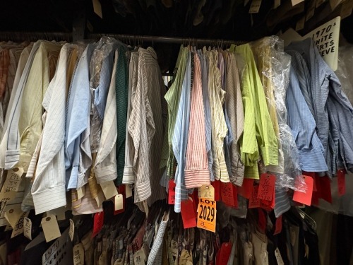 Collection of assorted 1970's dress shirts. Assorted sizes