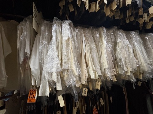 Collection of assorted 1980's white dress shirts. Assorted sizes