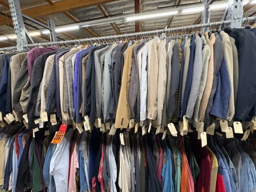 Collection of (60) assorted 1990's men's suits. Assorted sizes