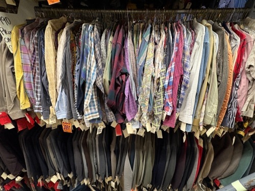 Collection of assorted 1990'sprinted casual long sleeve shirts. Assorted sizes