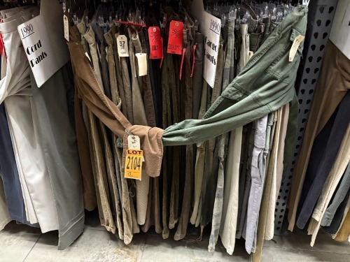 Collection of 1990s cord pants, cargp pants