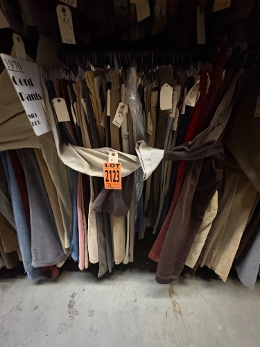 Collection of corduroy pants, 1970s era
