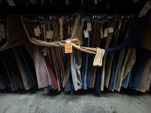 Collection of corduroy pants, 1970s era
