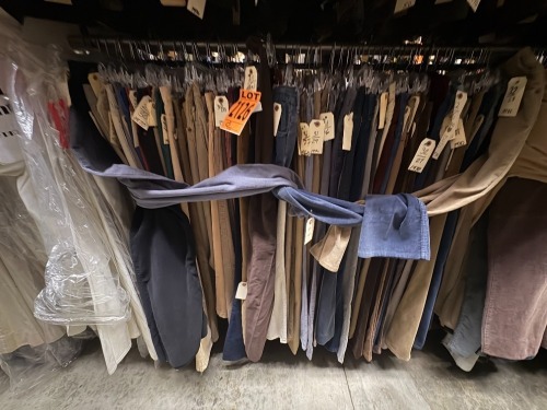 Collection of corduroy pants, 1970s era