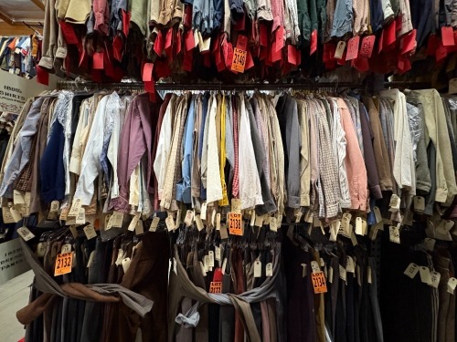 Collection of 1800s era Western Shirts, Solids & Prints, Button Front