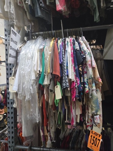 Collection of 1990's era sleeveless dressy blouses