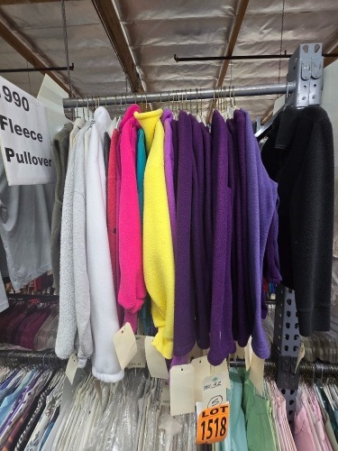 Collection of 1990's era fleece pullovers