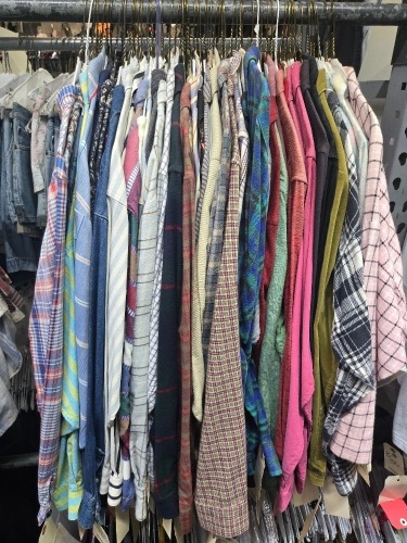 Collection of 1990's era flannel / heavy shirts