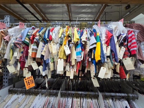 Collection of Toddler girls clothing, 1960s-90s era