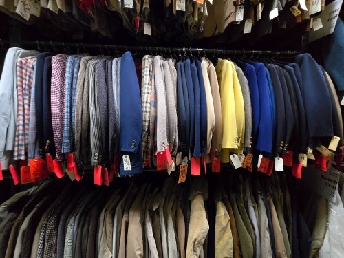 Collection of 1980s era sports jackets