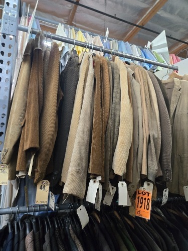 Collection of 1960s era corduroy sports coats
