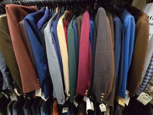 Collection of 1970s era sports jackets