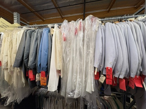 Collection of 1970's tuxedo sets