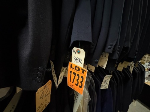Collection of 1980's tux suits