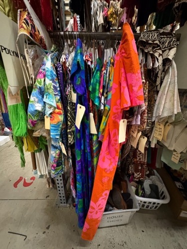Collection of Polynesian, Hawaiian, Hula clothes