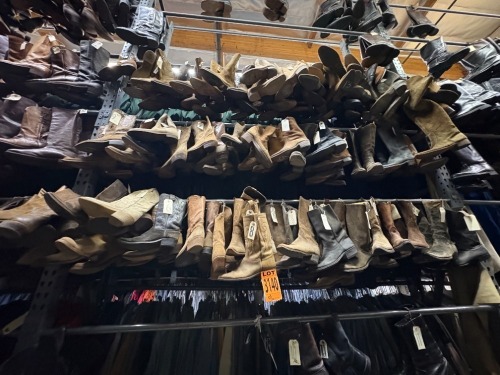 Collection of Cowboy Boots, approx 40 pairs